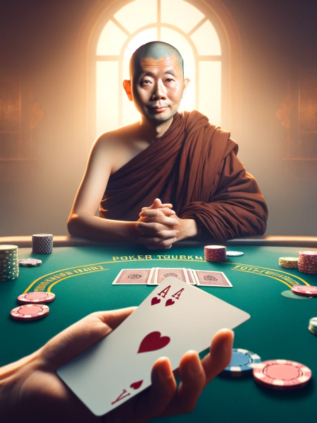 Buddhist wins $670,000 in poker tournament, gives it to charity